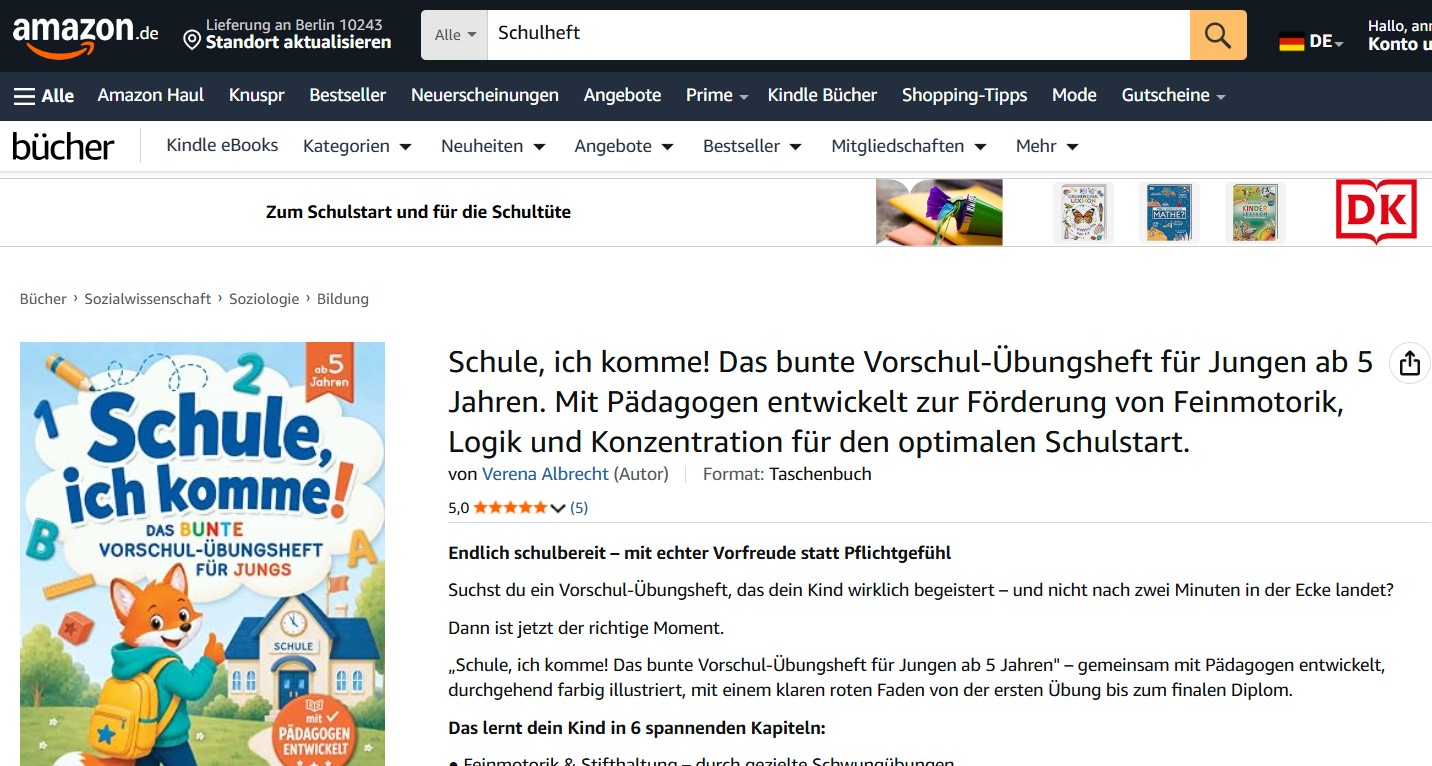 Amazon, Waren für Liebe